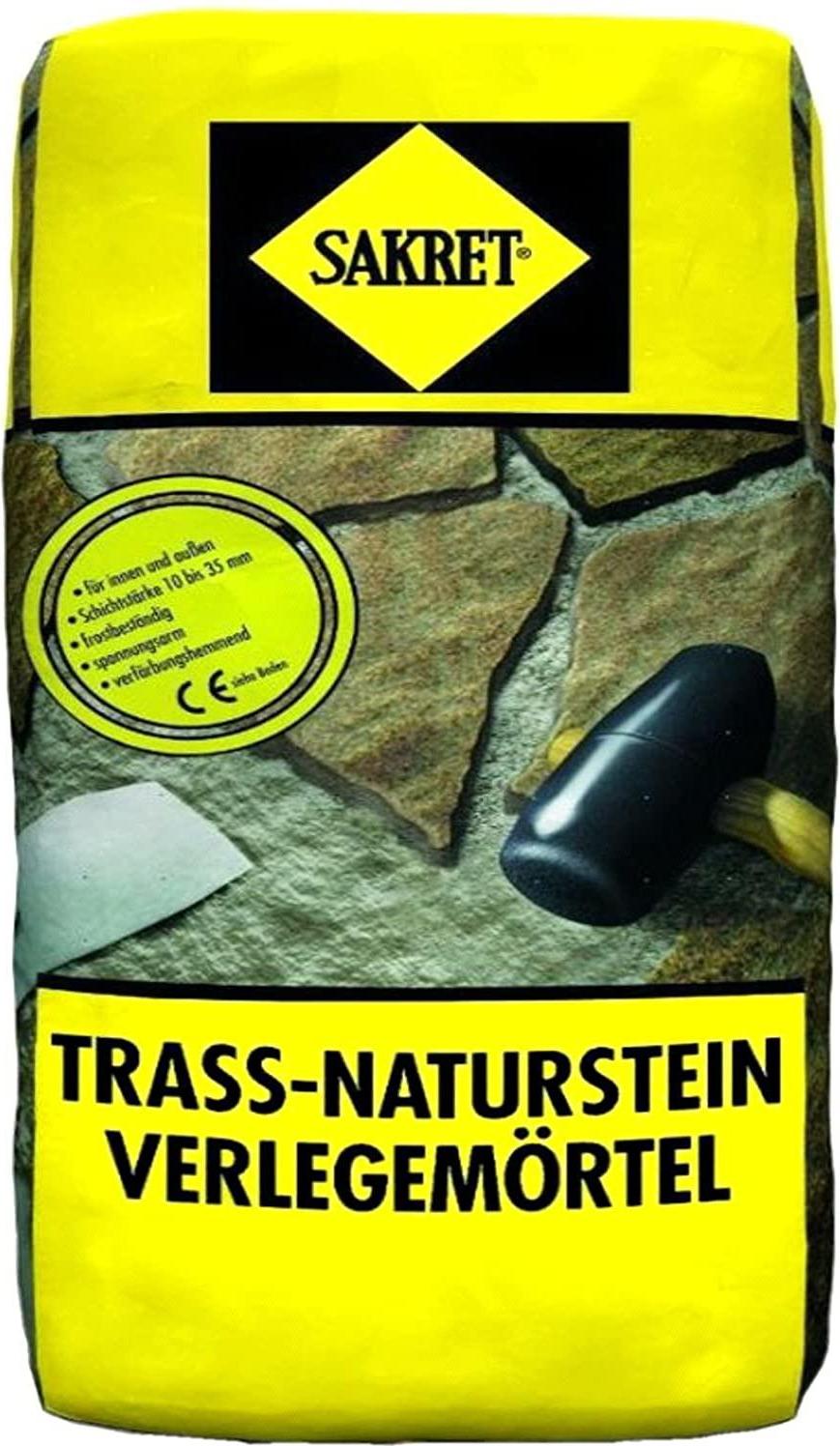 SAKRET 25kg Trass-Naturstein-Verlegemörtel TNV SAK614.62522