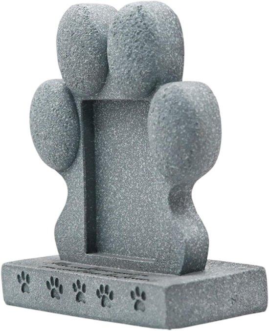 OEM Gedenkstein für Hunde, Stele für Hunde zum Gedenken, Grabstein in Hohlform aus Harz für den Garten, Andenkensteine für Haustiere, Grabsteine für Katzen, Erinnerungsstein für Katzen mit Rahmen 2026