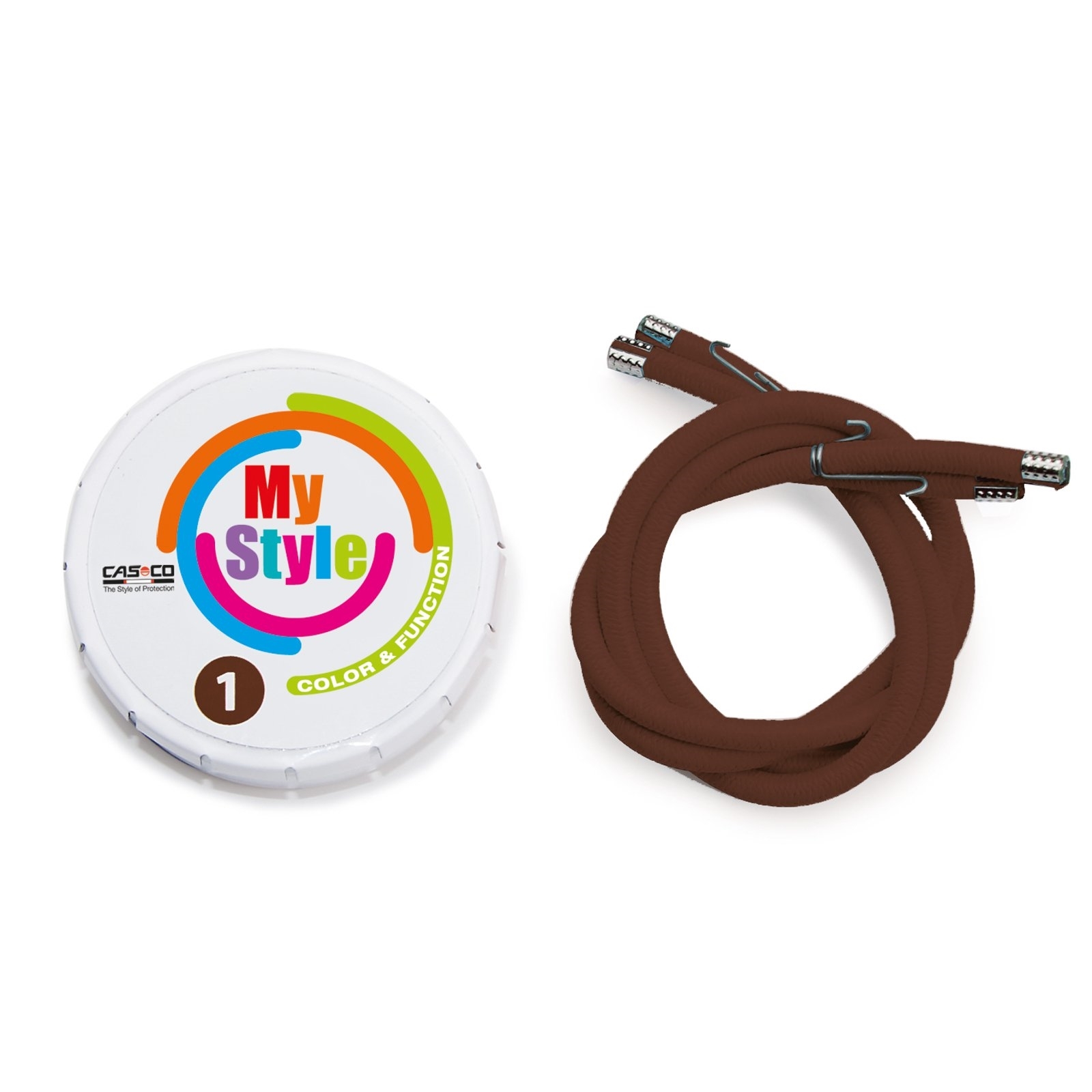 Casco - MyStyle Wechselstreifen, Braun Reflexstreifen, Gr. 1=S,M CascoBiesen