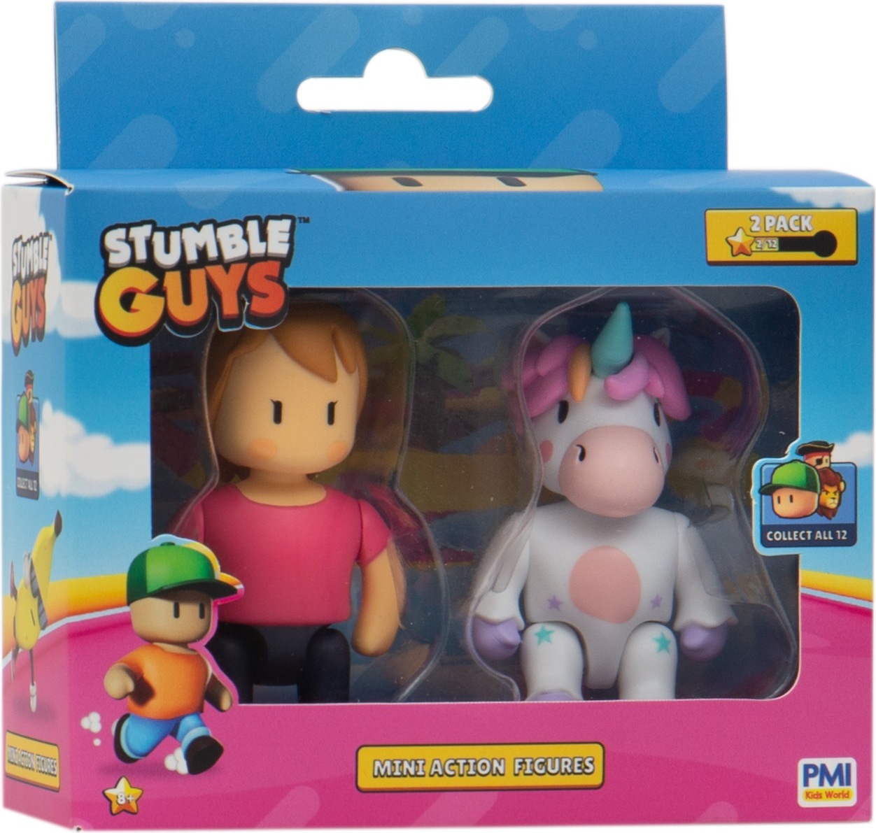 PMI Kids World Figurki Stumble Guys akcji Ms. Stumble Sprinkles 2 szt