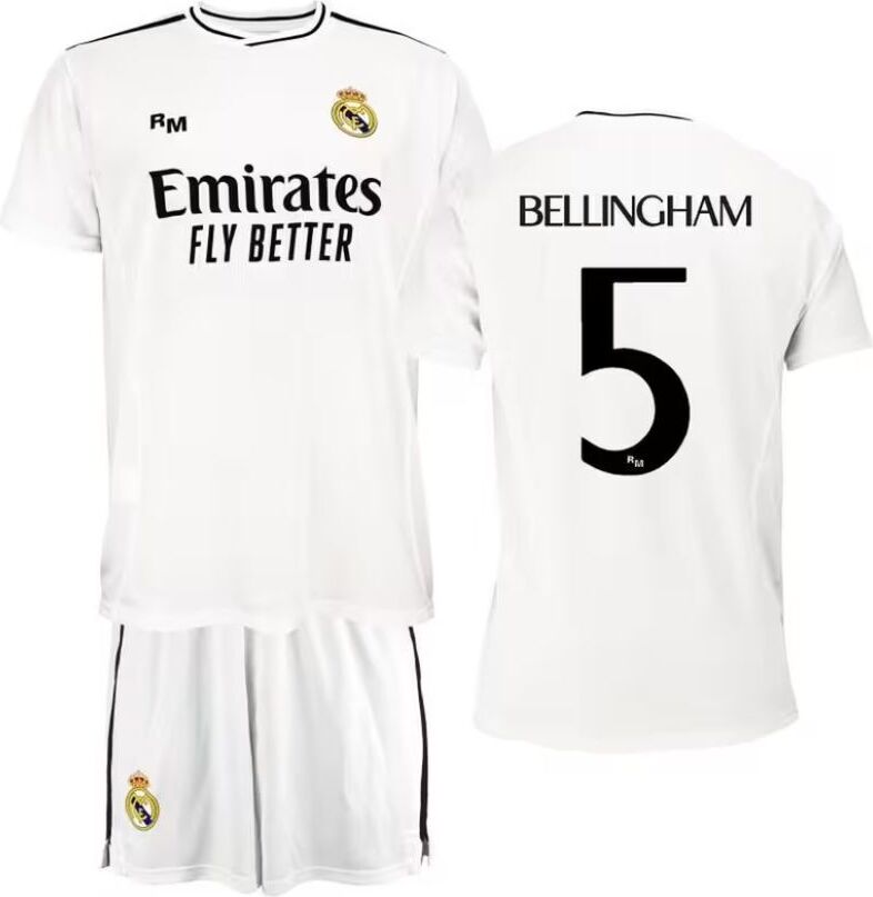 Maillot Domicile Real Madrid 23/24 – Jude Bellingham #5 (Taille M, Neuf Avec étiquettes)