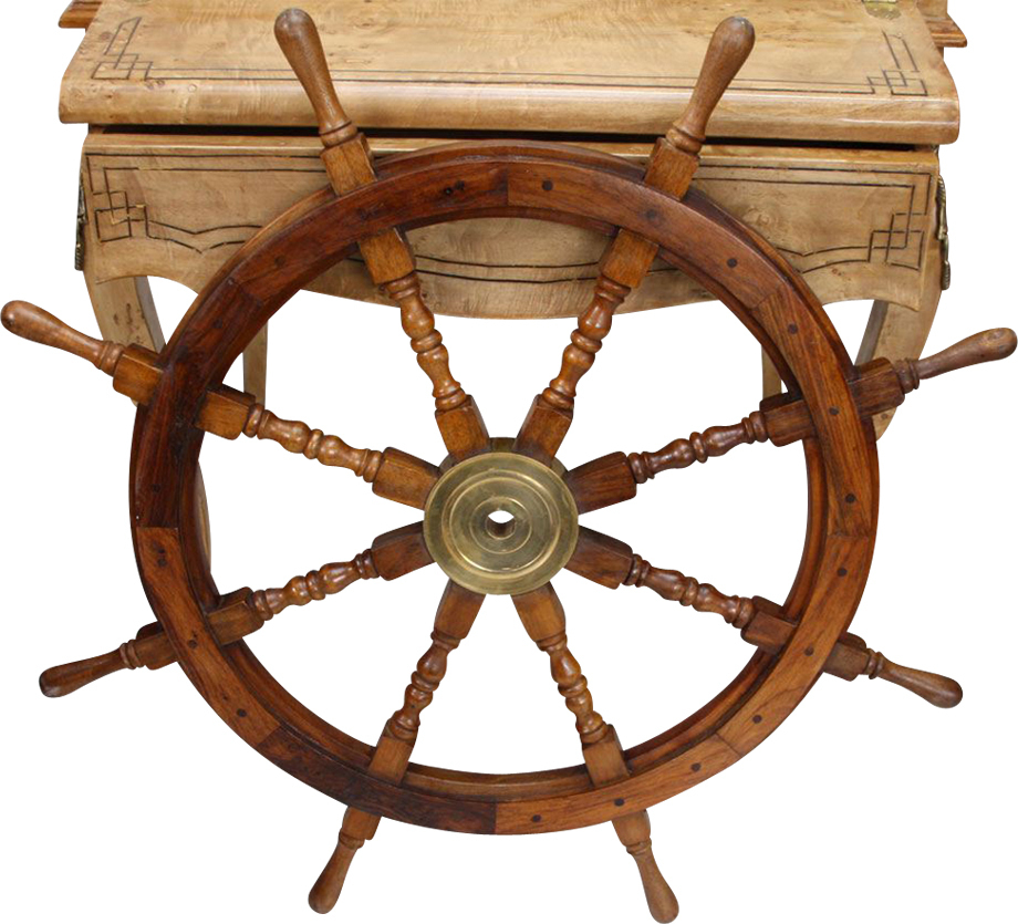 Aubaho Schiffssteuerrad Schiffsrad Schiff Schiffe Boot 93cm Steuerrad Lenkrad wheel