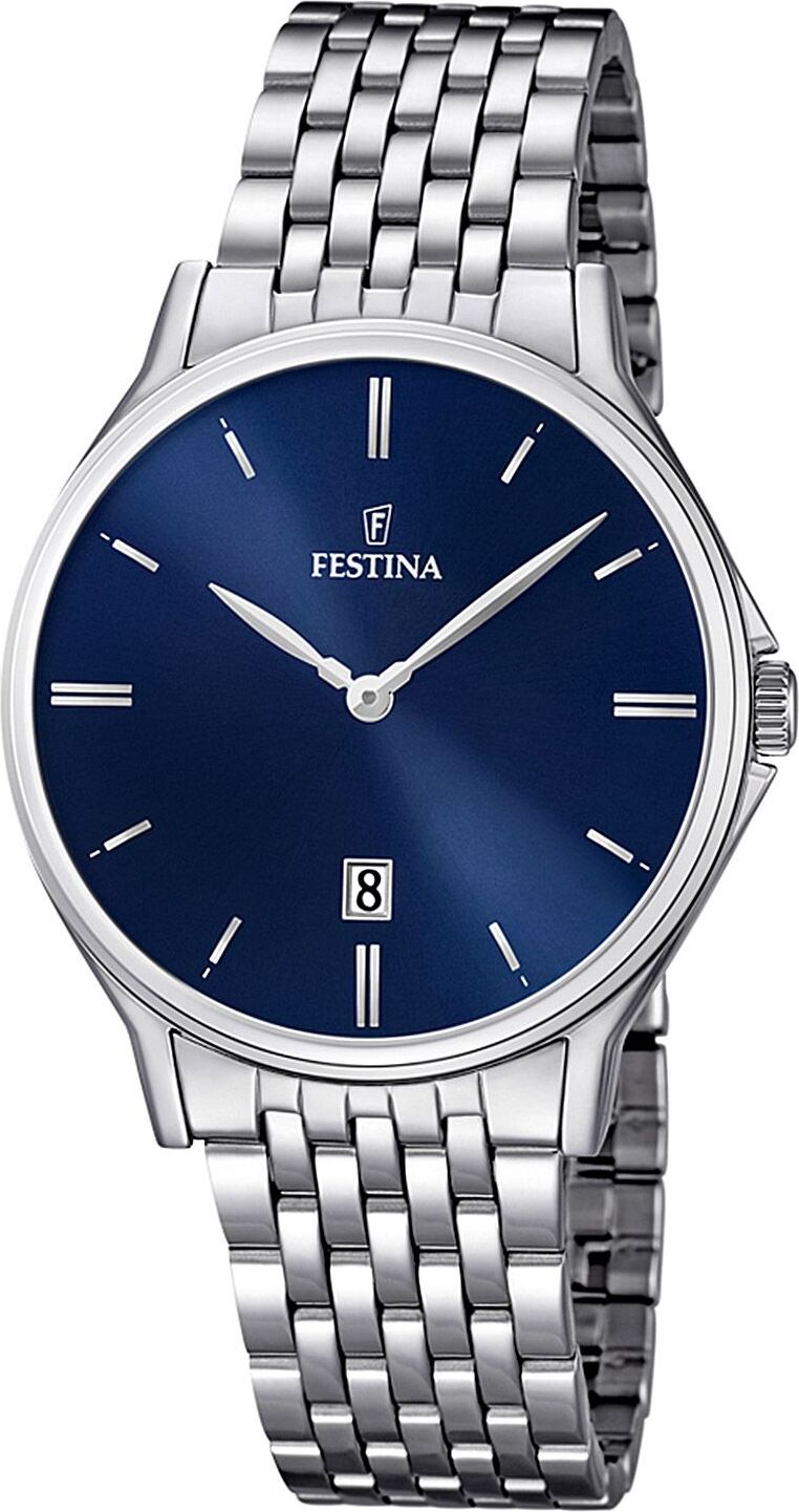 Festina Klassik Herren Armbanduhr Edelstahl F16744/3