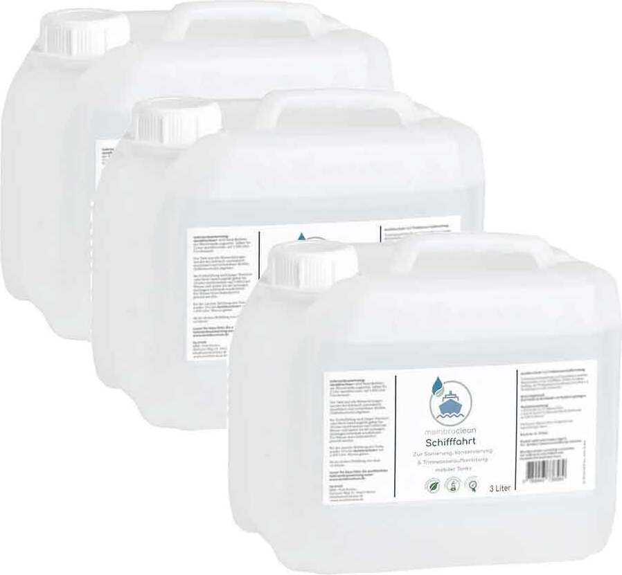 3x 3 Liter membraclean Trinkwasseraufbereitung Schifffahrt (Boote & Yachten)