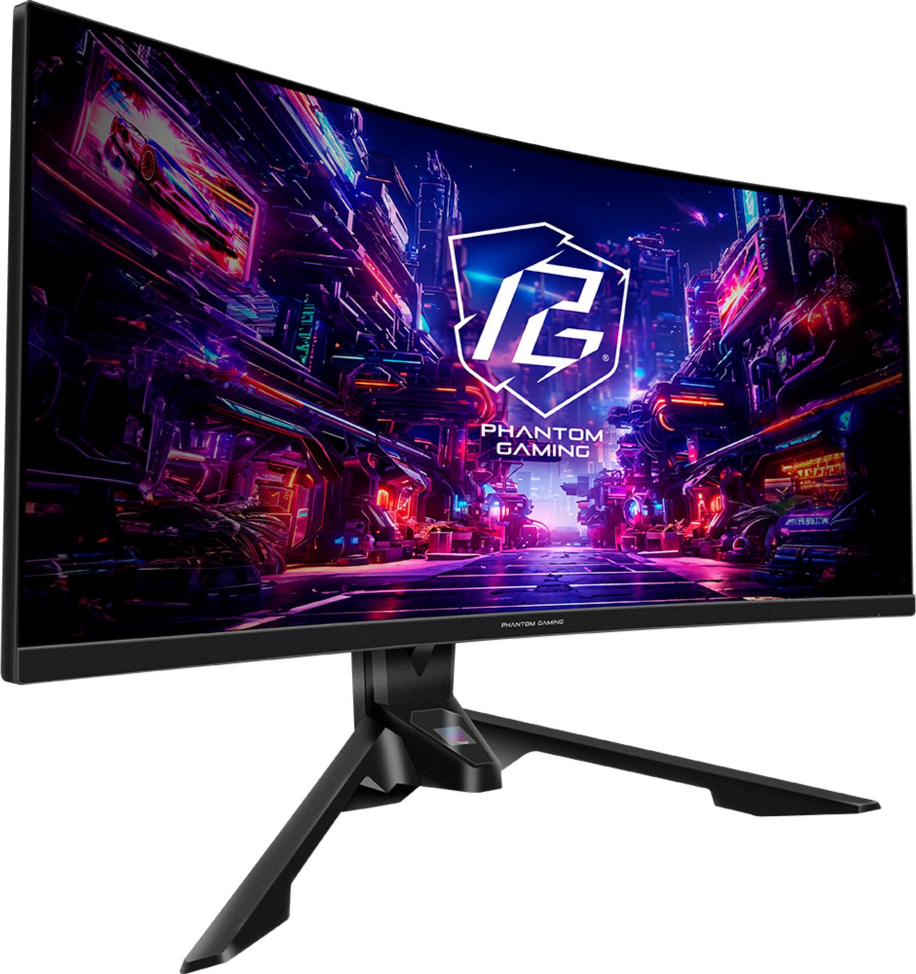 ASRock PG34QRT2B, Gaming-Monitor, (WQHD, VA, Curved, HDMI, DP 90LXA0H0-A0E1A0V