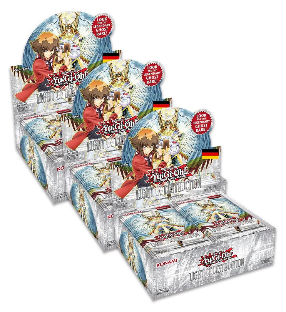 Konami Yu-Gi-Oh! Licht der Zerstörung – 3 Displays – Deutsch (Neuauflage)