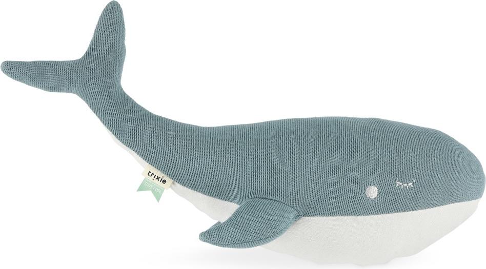 Trixie Kuscheltier Wal -Baumwolle - Blau - Baby Spielzeug 22-690