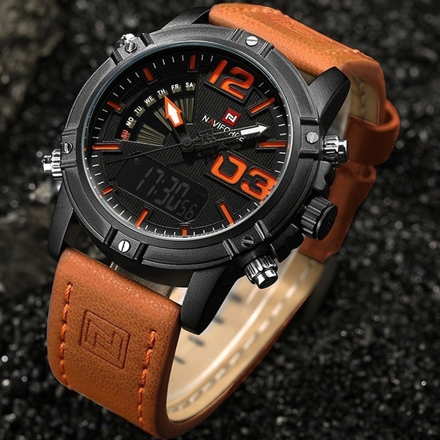 Uhr NAVIFORCE Warrior - Braun/Schwarz KP2841