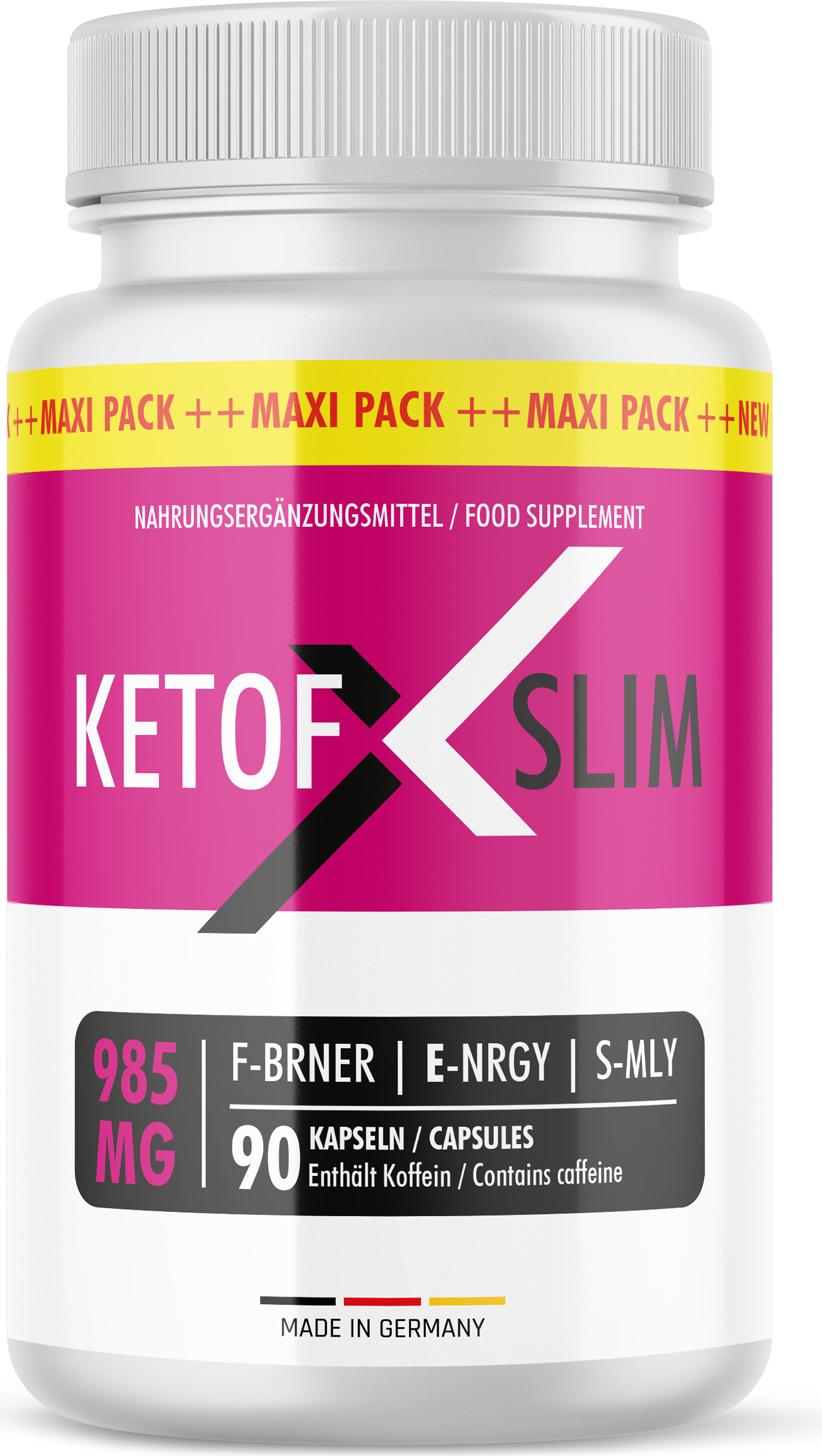 Glory Products OÜ KetoFXSlim Kapseln | Qualität für Männer und Frauen | mit natürlichen Inhaltsstoffen | 90 Kapseln Inhalt pro Dose 1x