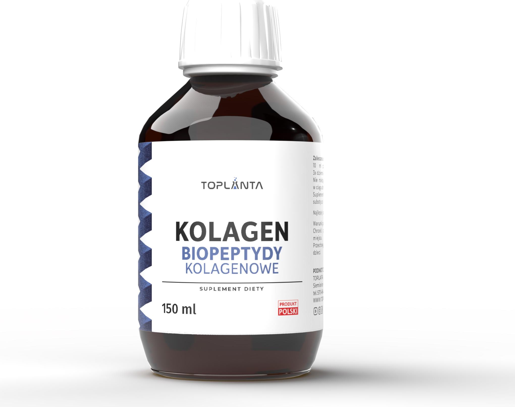 ToPlanta Kollagen Biopeptid 50% Orange Geschmack 150 ml
