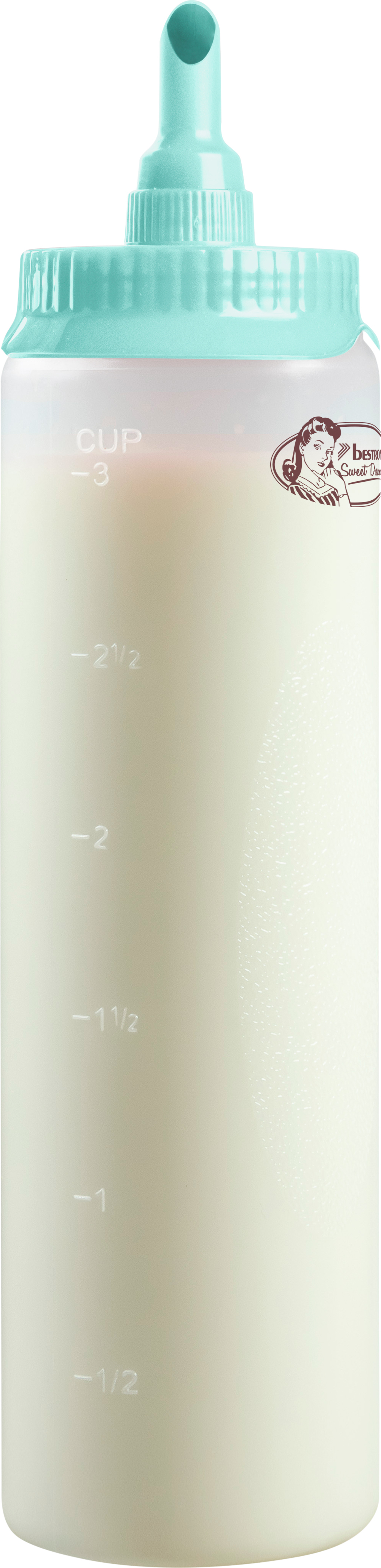 Bestron Teigportionierer 700 ml Mint für Crepes & Co