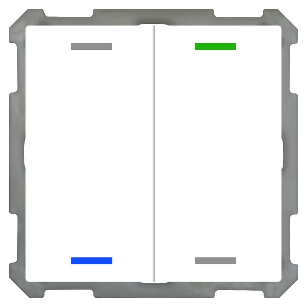 MDT technologies Taster Light 63 2-fach RGBW,Studiows,glä BE-TAL63T2.01