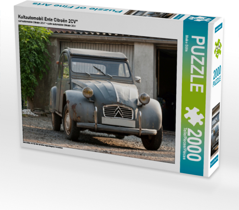 CALVENDO Puzzle Kultautomobil Ente Citroën 2CV 2000 Teile Puzzle quer | 2000 Teile Lege-Größe 90x67cm Foto-Puzzle für glückliche Stunden