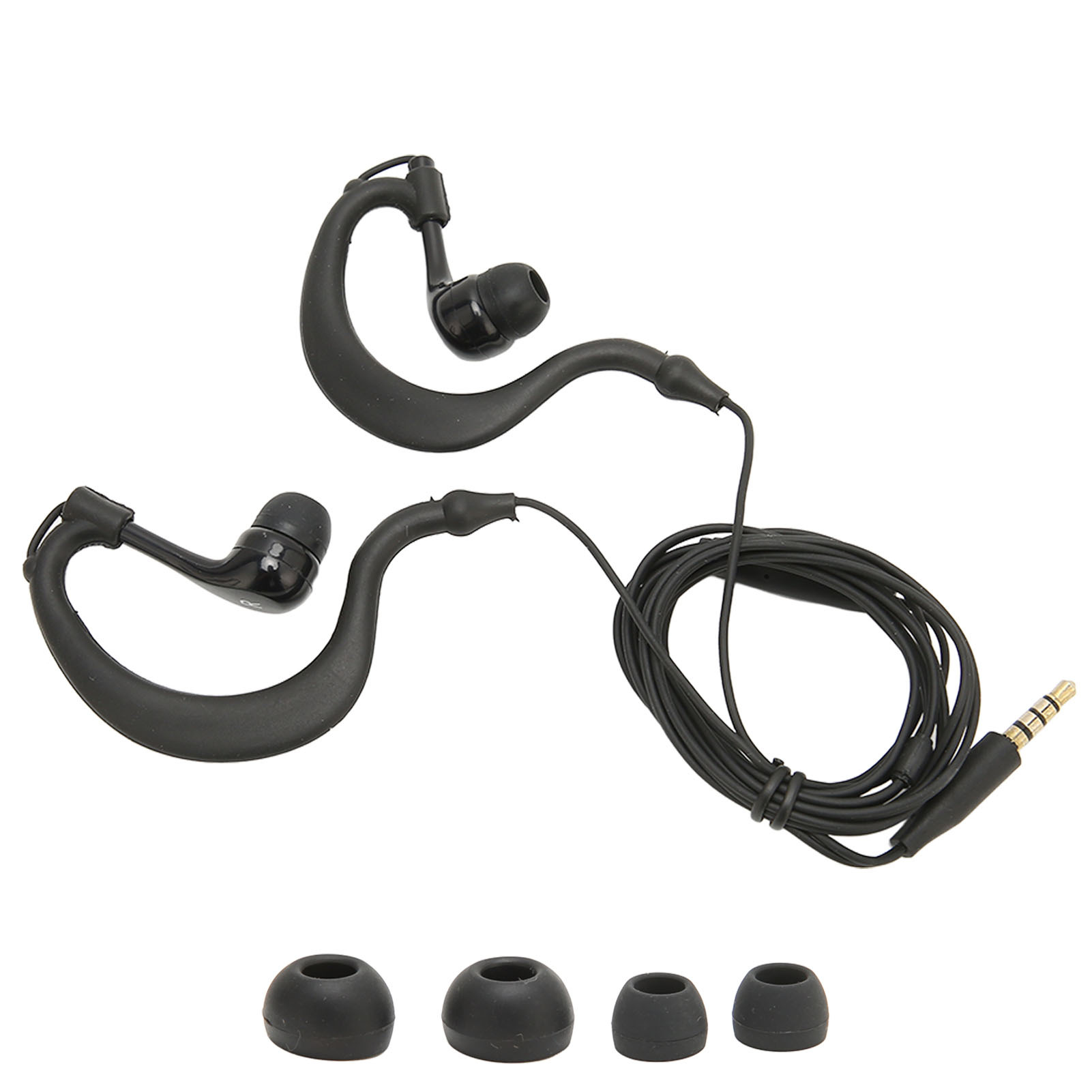 Cocosity Kabelgebundene Ohrhörer,Over Ear Kabelgebundene Ohrhörer,Kabelgebundene Sport-Ohrhörer,Over Ear Sport-Ohrhörer mit Mikrofon,3.5mm Kabelgebundene Sport-Ohrhörer,Musik-Ohrhörer