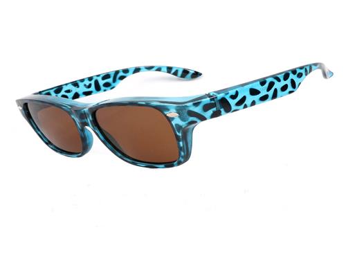 emeco Polarisierte Überzieh Sonnenbrille Überziehbrille Fit Over 5037 Blau