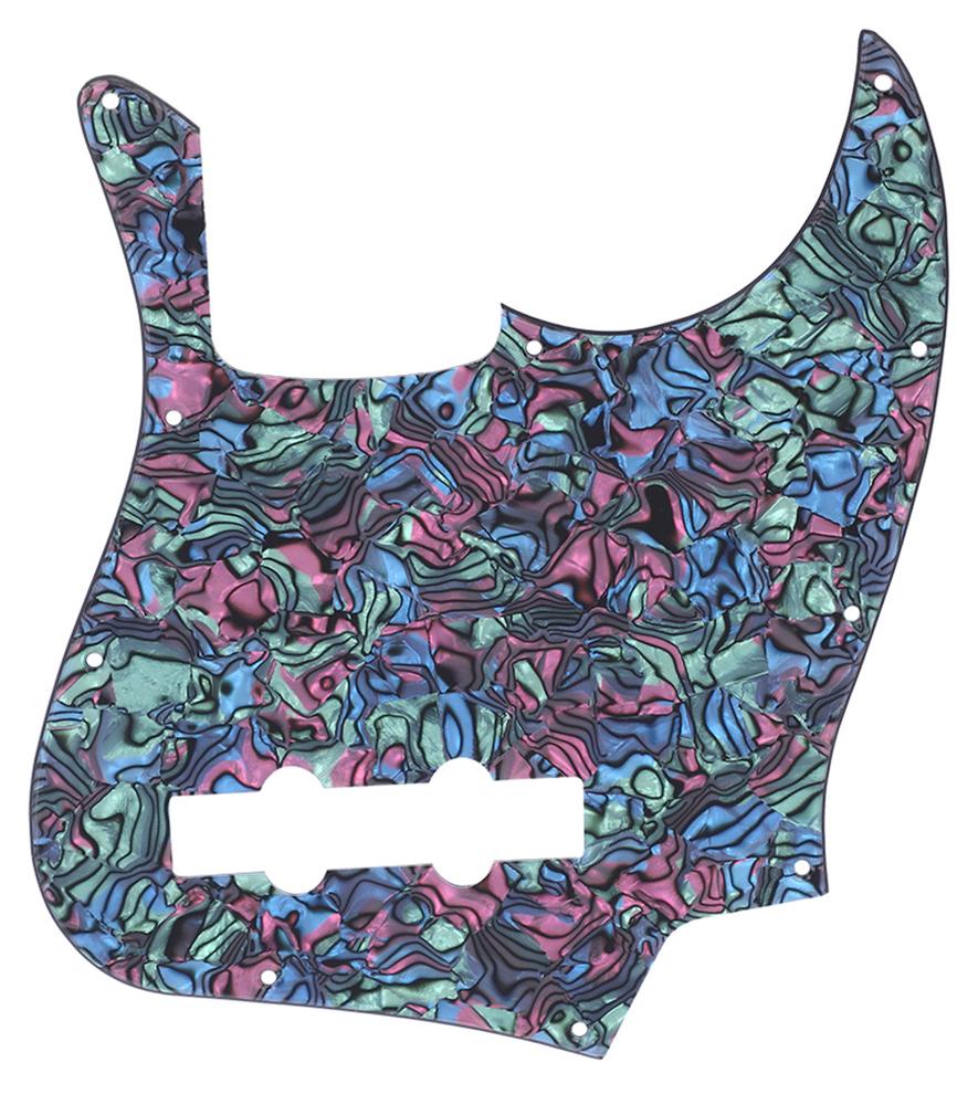 TWO TREES Abalone-Acryl-Schlagbrett-Ersatzdekor für Humbucker-Humbucker für J-E-Bass