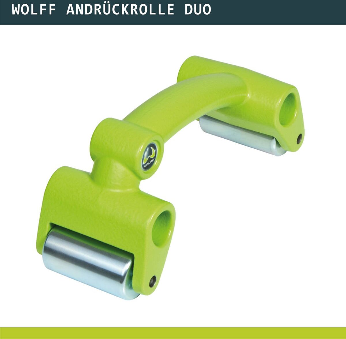 WOLFF Andrückroller Duo zur Nahtanreibung von Bodenbelag u. Teppichboden NEU