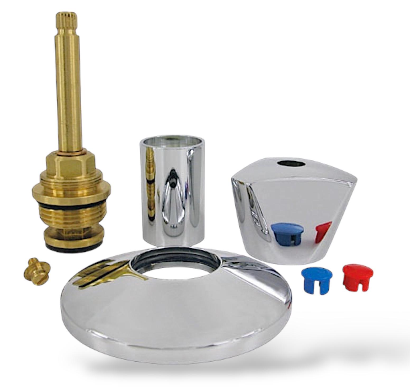 Markenlos Ventiloberteil Unterputzventil Ersatzoberteil Griff Oberteil UP Ventil 3/4 Zoll PT52386-11469