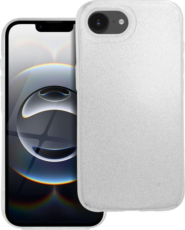 SHINING je vhodný pre IPHONE 16e (SE 4 2025) strieborný