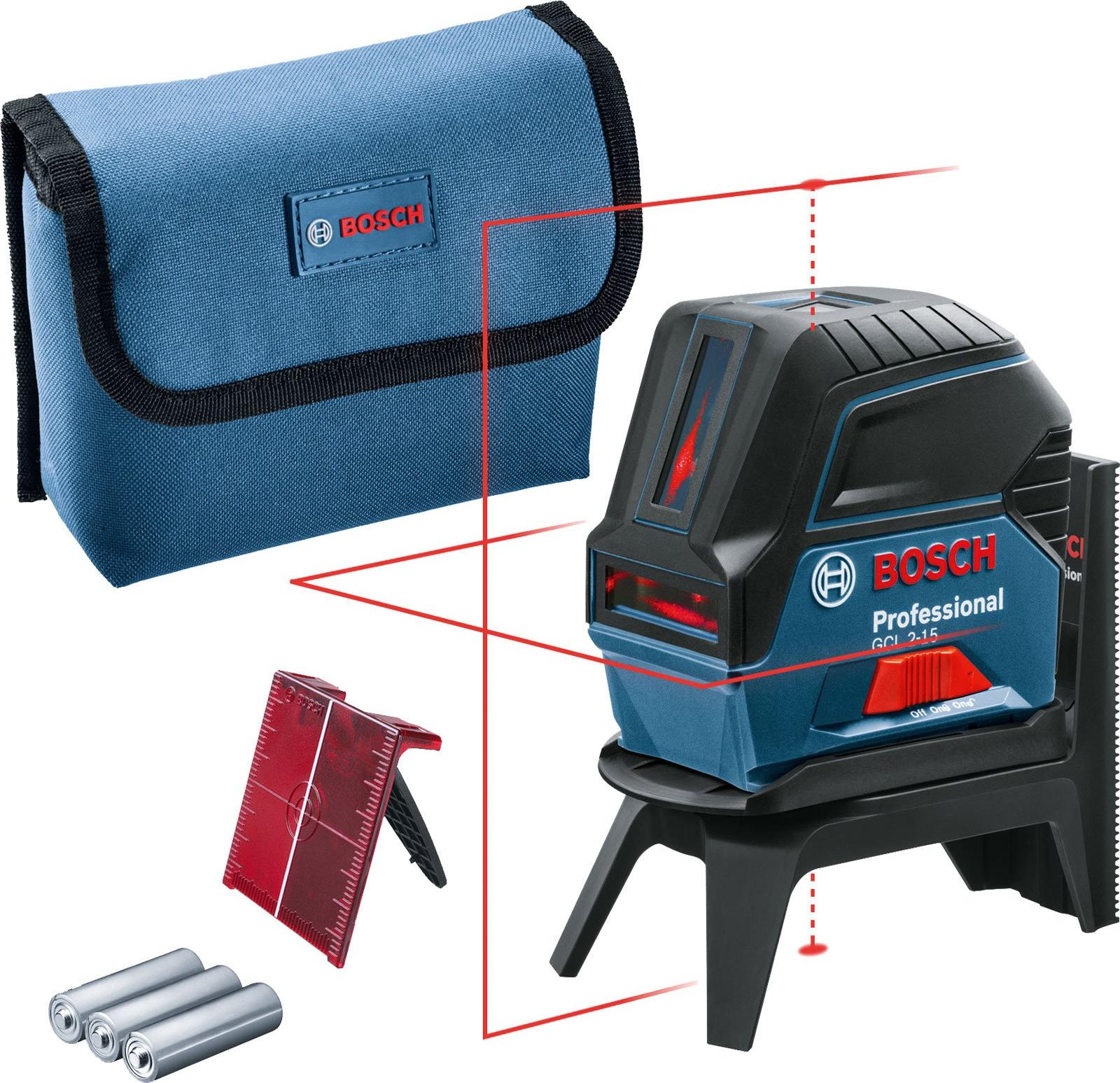 Bosch GCL 2-15 Kombilaser + RM1 + Karton Kombilaser 0601066E00 0 601 066 E00