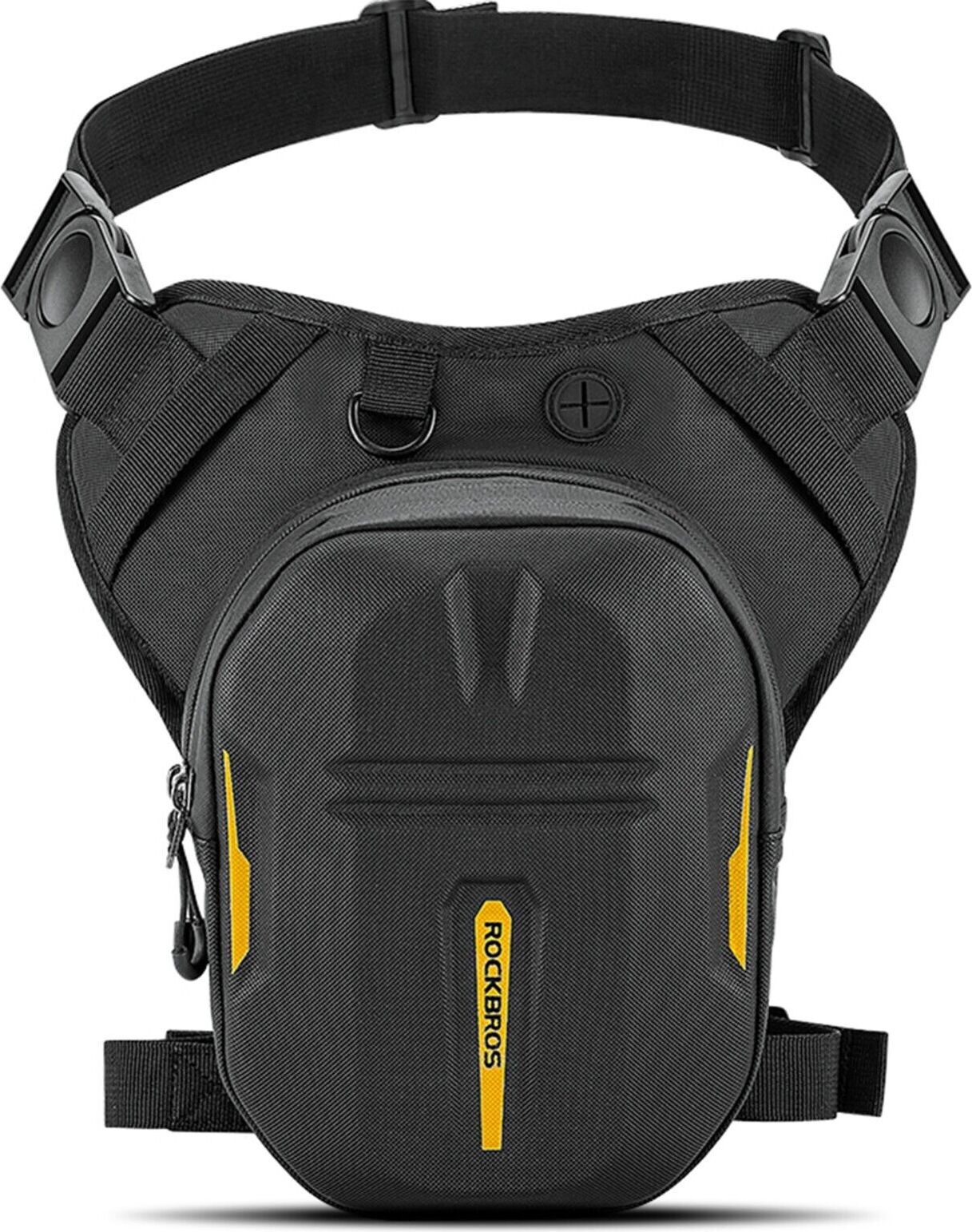ROCKBROS Beintasche Schultertasche Gürteltasche, Motorrad, Schwarz