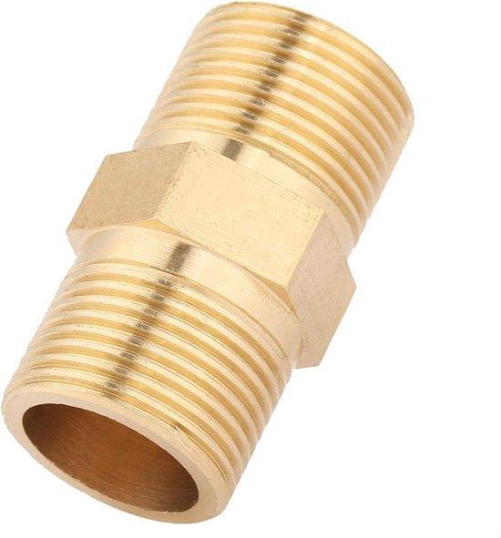 OEM Mannigfaltig Adapter 1/2" weiblich zu 3/4" männlich - Messing Rohrverbindung Wasserhahn Achtzinken - 60mm Länge Einstück. 2026