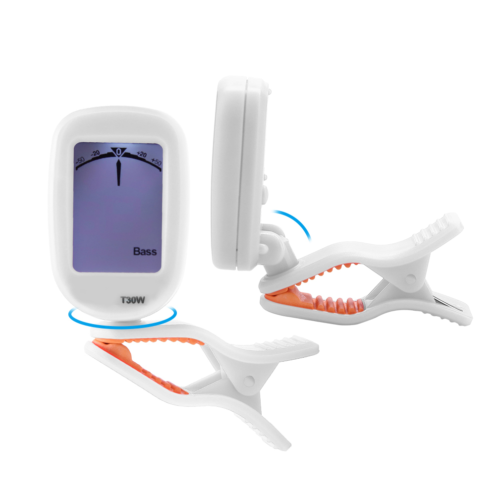 Cocosity Stimmgerät, Gitarrenstimmgerät, Clip on Tuner, Gitarren Clip on Tuner, LCD Gitarrenstimmgerät