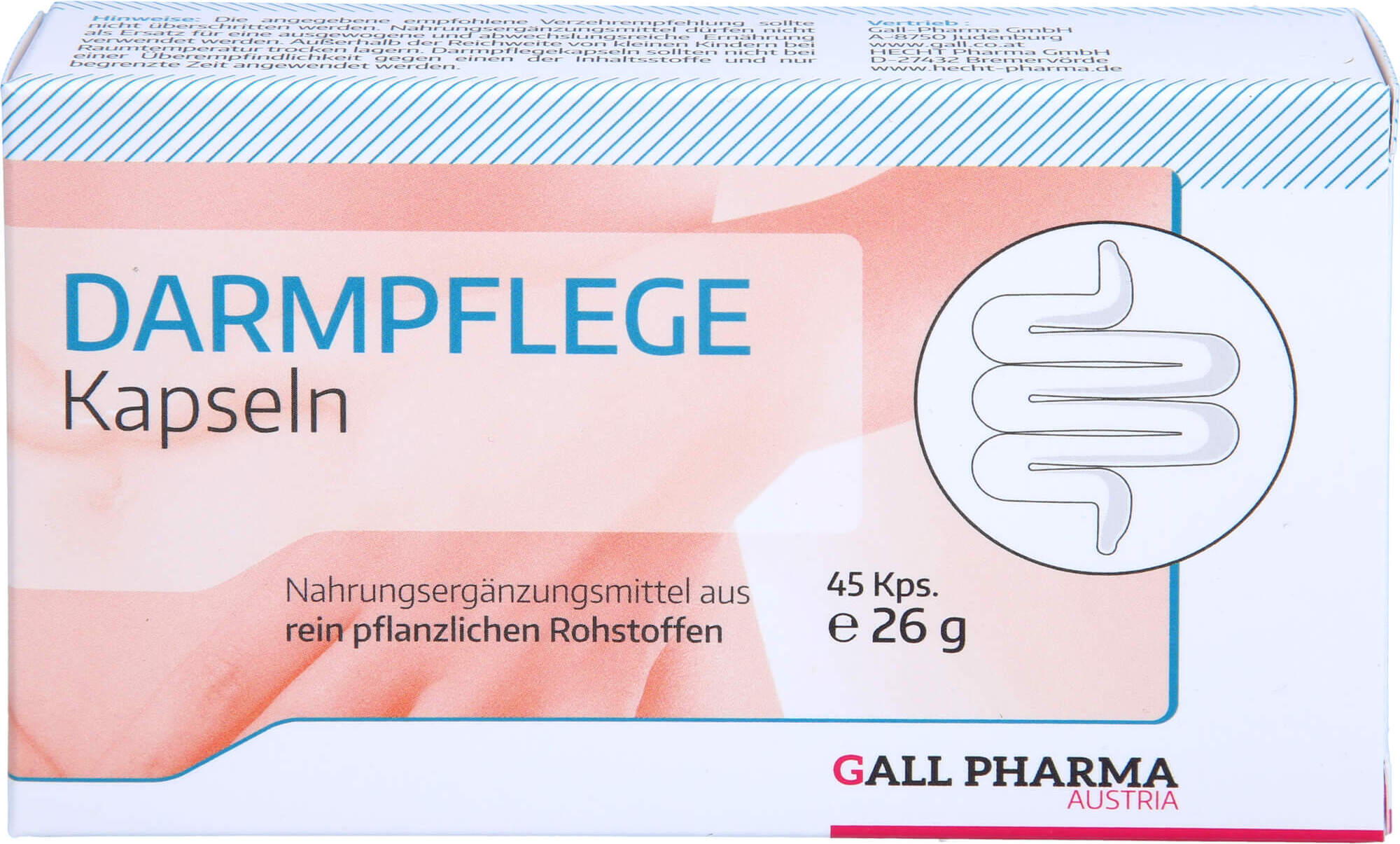 HECHT DARMPFLEGE Kapseln, 45 St KAP 12898733