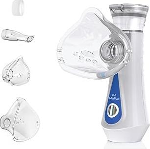 Akhan IEA Medical Inhalationsgerät, Inhalator, Vernebler, Inhaliergerät Kinder, Inhaliergeräte für Erwachsene, Inhalator Erwachsene, mobiles Inhalationsgerät 174854346