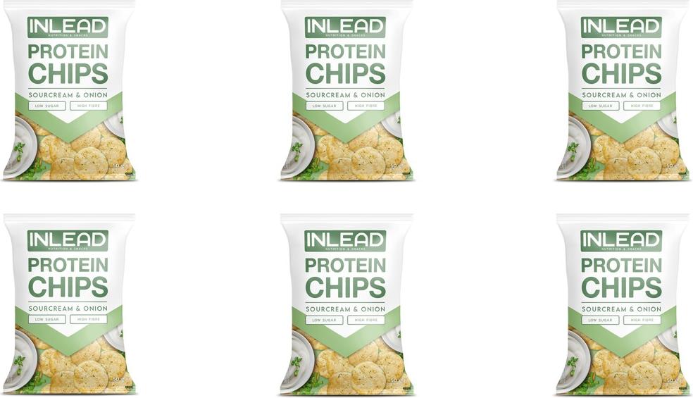 Inlead Protein Chips- 6x50 g Sourcream&Onion 234033-002