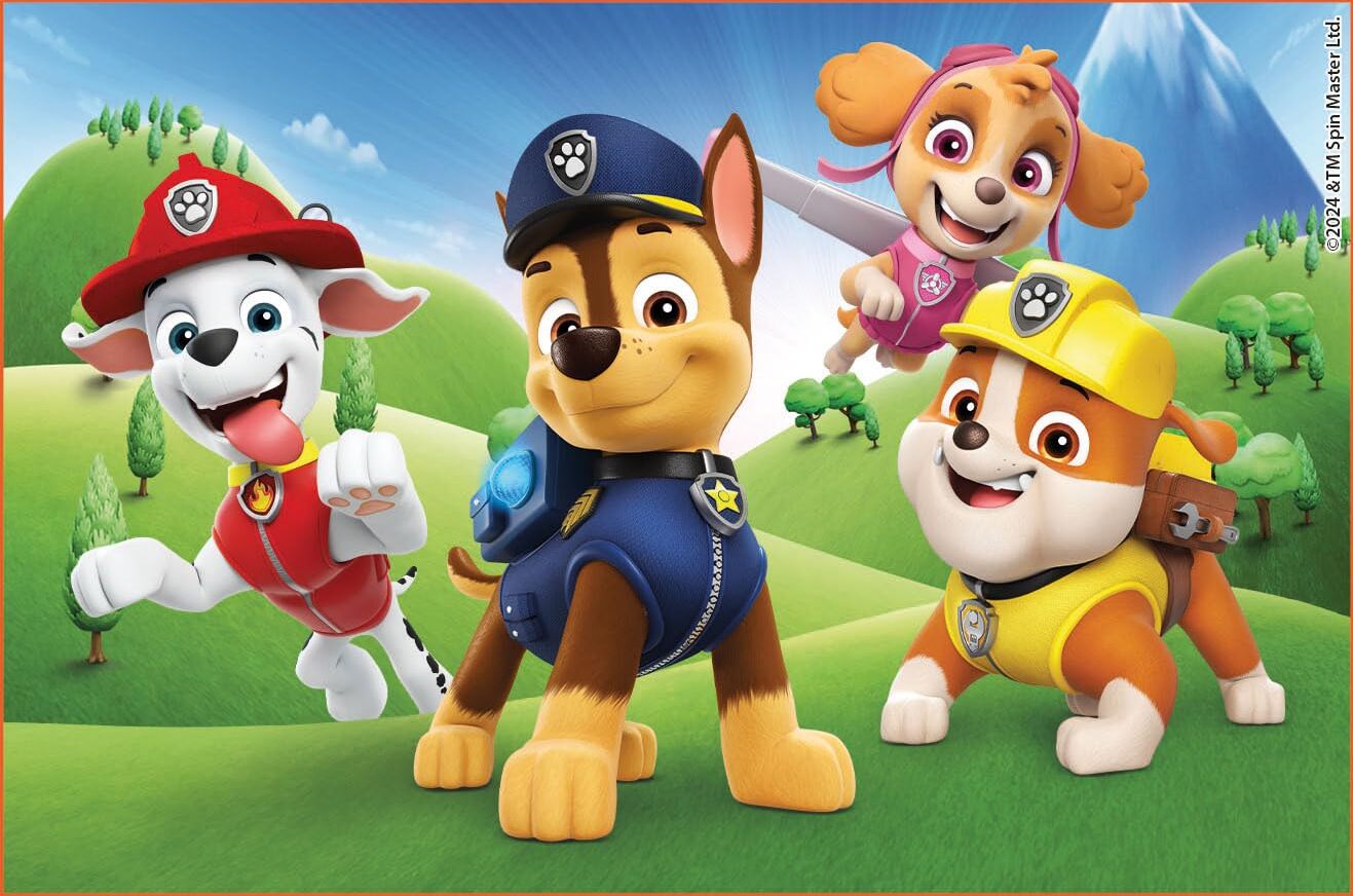Clementoni Paw Patrol 6 Würfel Puzzle Kinder - Geschicklichkeitsspiel für Kinder ab 3 Jahren - Sensorik- & Motorikspielzeug 40658