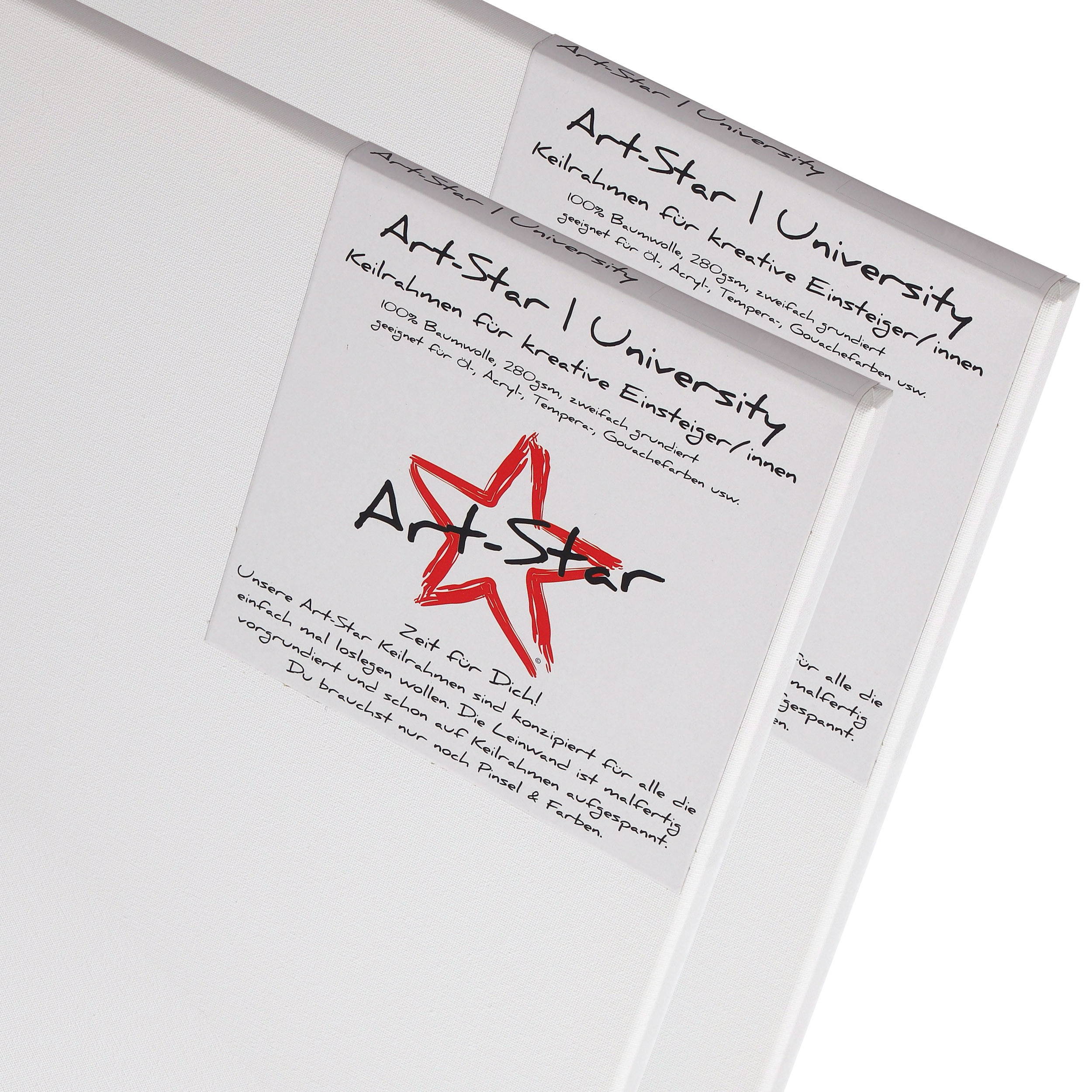 Keilrahmen Set 75x75cm - DIY Leinwandrahmen Zum Selbstbauen