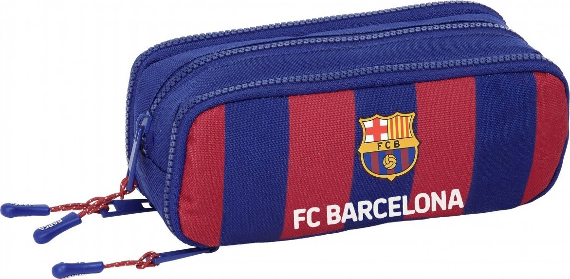 FC Barcelona Federmäppchen Von CYPBRANDS – 3-stöckig Mit 39 Teilen, Offizielles Lizenzprodukt