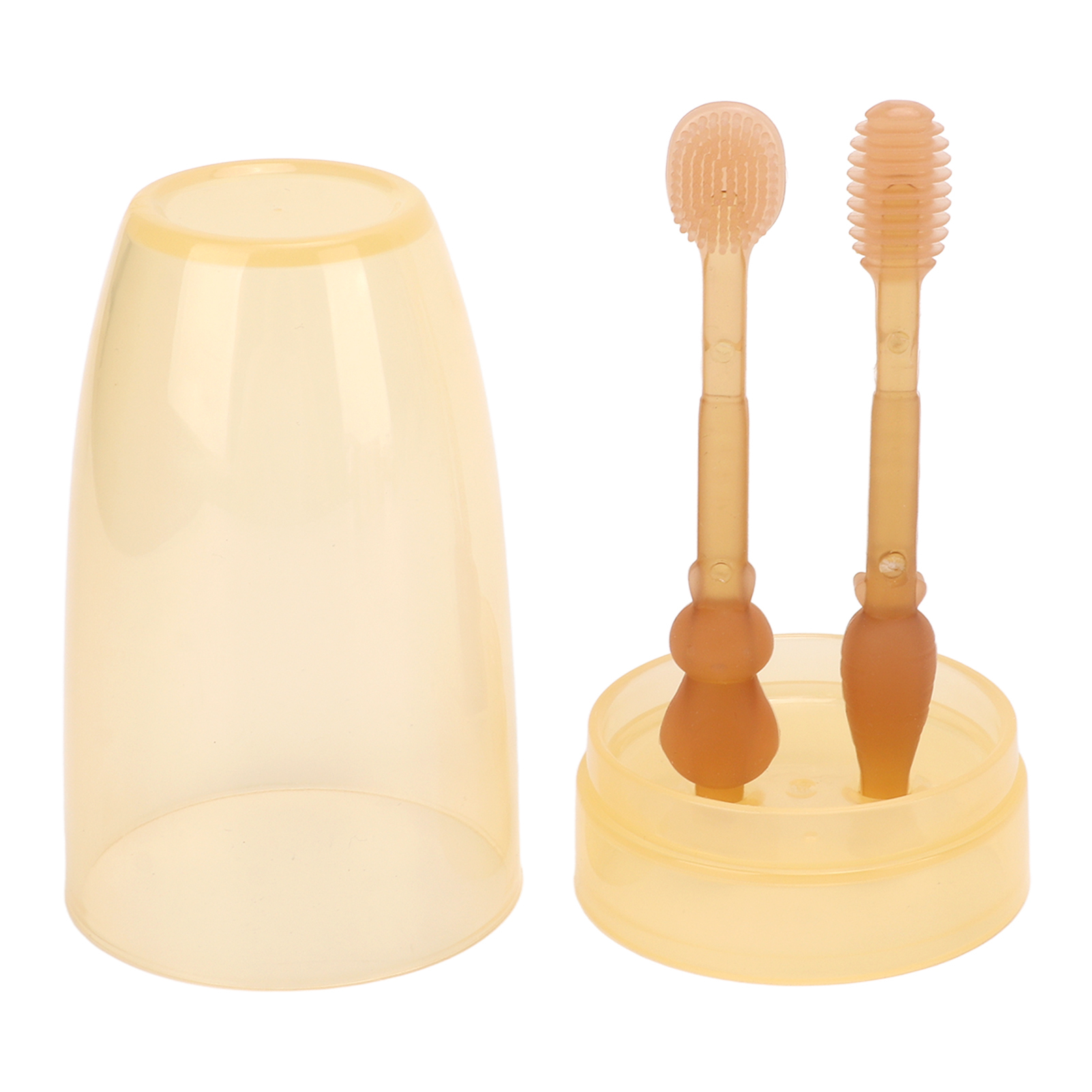 Cocosity Baby-Zahnbürste,Baby-Fingerzahnbürsten-Set,Ausbildungszahnbürste,Kleinkind-Zahnbürste,Baby-Zahnbürsten-Set,Baby-Mundbürste