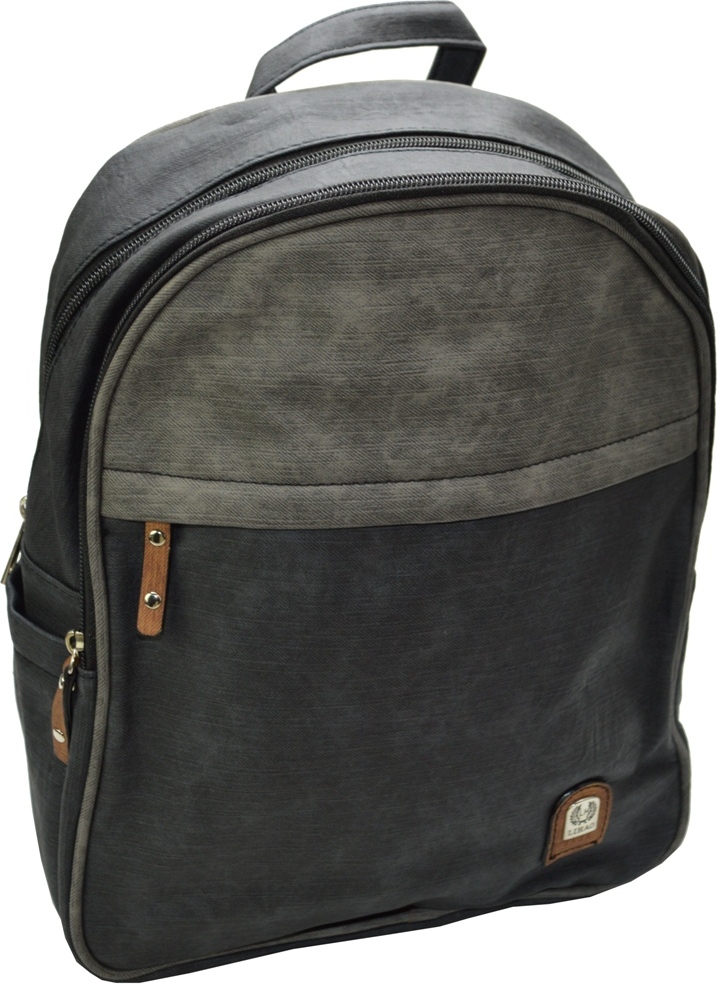 flevado Kleiner Praktischer Freizeit Damen Herren Kinder Rucksack Daypack (grau)