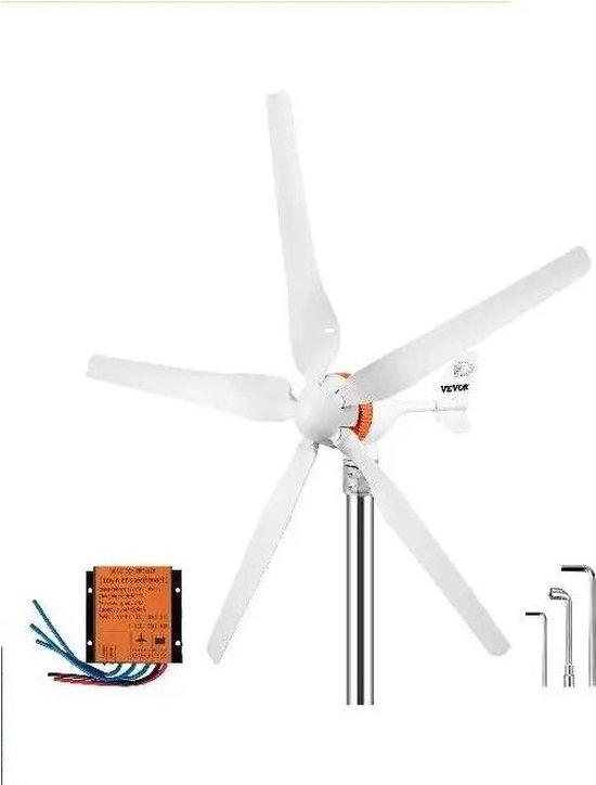 OEM Aluminium-Windgenerator-Kit - 500 W - Kleine - Windgenerator - 900 r/min - Voor Gebruik Op Zee - Nylonvezel-Blätter 2026