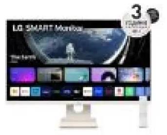 Monitor LG 27SR50F-W, 27" IPS Smart webOS23, Anti-Glare, 5 ms, 1000:1, 250 cd/m, FHD 1920 x 1080, HDR 10, HDMI, USB, Wi-Fi B/in, Lesemodus, Lautsprecher 5 W x 2, Neigbar 27SR50F-W.AEU