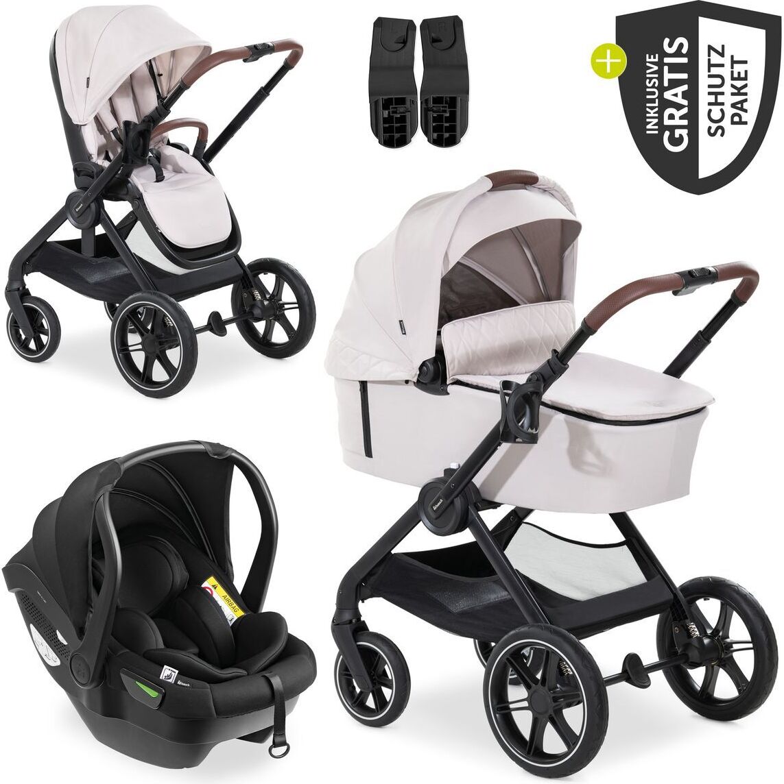 Hauck 3in1 Kinderwagen-Set Walk N Care Trio Set