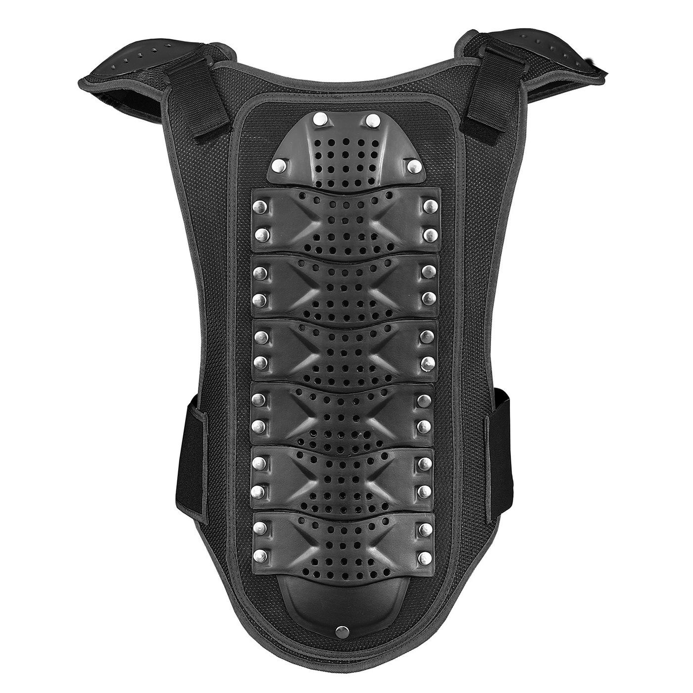 Veste De Protection Moto Pour Enfant – Équipement Sécurité Avec Protège-dos, Noir, Neuve