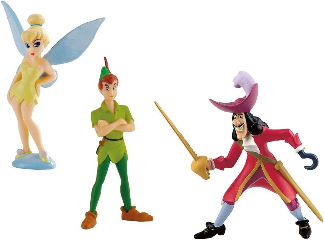 Bullyland Peter Pan - 3-teiliges Spielfiguren-Set BU-Pan-3er