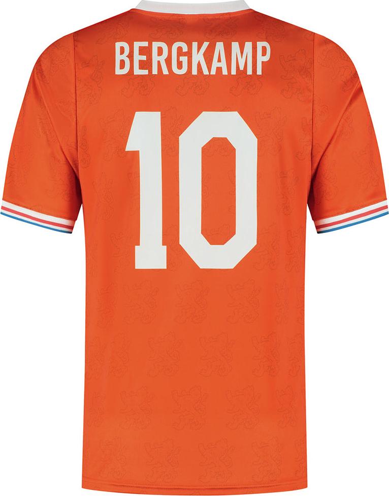 Kingdo Niederländische Fußball Trikot Bergkamp - WM 1994 - Kind und Erwachsene - 128 wc-1994-bergk-shirt-128