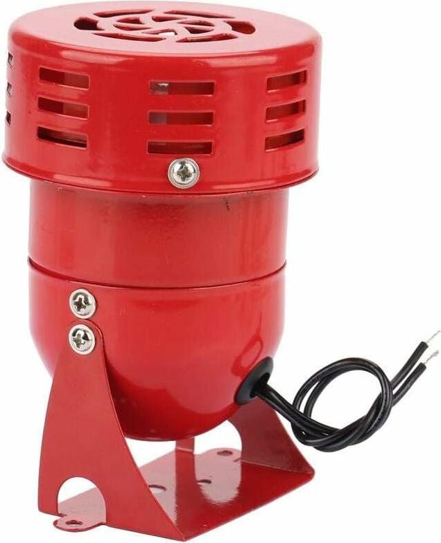 Crrynuo DC12V, 120dB Roter Mini-Elektromotoralarm, Motorsirene, Summerton-Alarmglocke, Hupe, geeignet für Warninformationen zu kleinen Hebezeugen, leichten Transferwagen und dem Inneren kleiner Schiffe KAU-UN-LR-EB-20250916-58