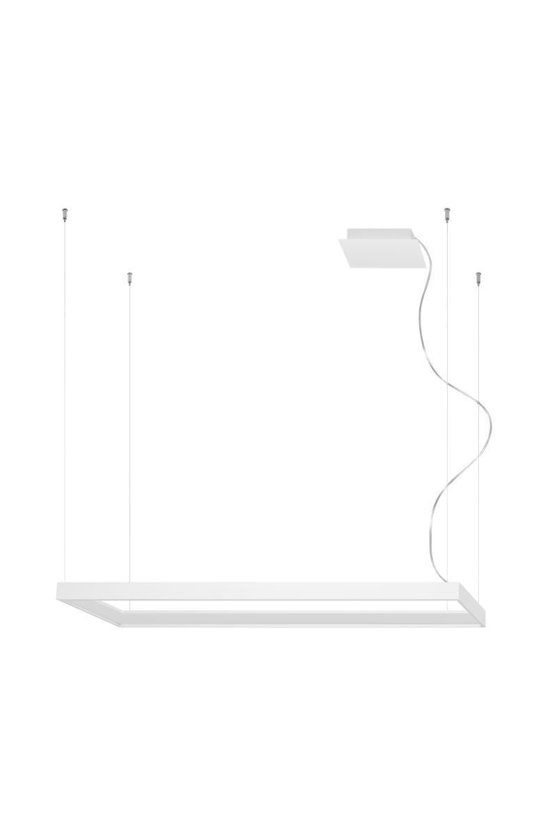 Kronleuchter TUULA M weiß 3000K 1xLED 50W Aluminium 150x30x100cm Thoro Lighting