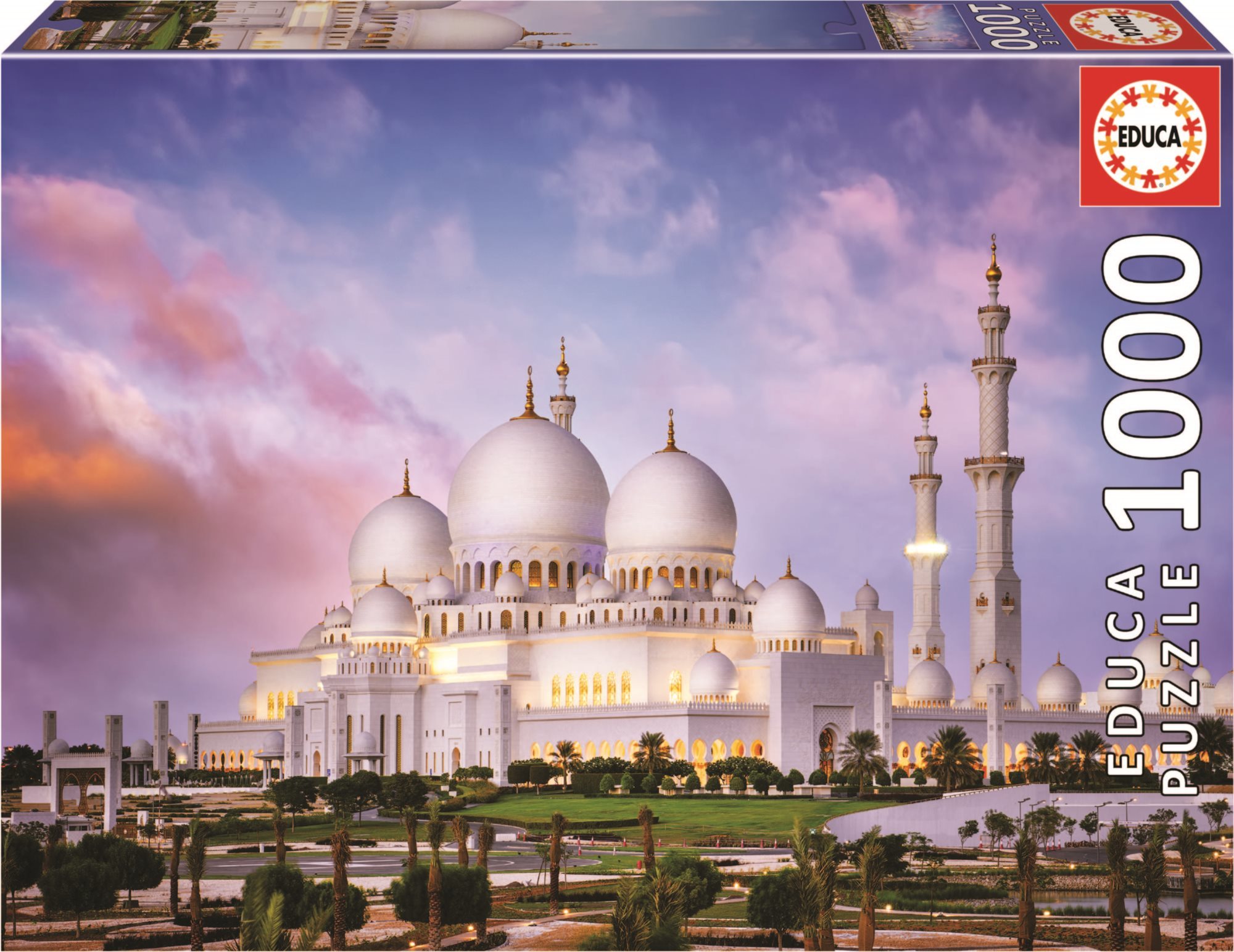 Educa - Puzzle Sheikh Zayed Grand Mosque - 1000 dielov 19644