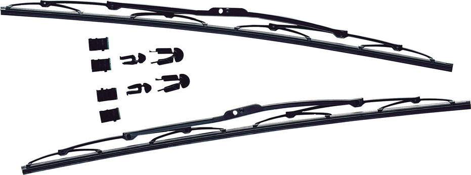 Valeo 119277 Set Tergicristalli Flat Blade 24/18 Pollici - 600/450mm, Con Spoiler, Anteriore, Guida A Sinistra