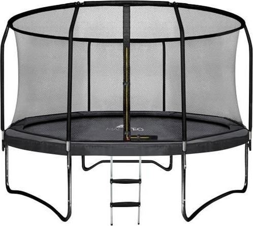 Trampolin - 244 cm - mit Netz und Leiter - bis 50 kg - schwarz