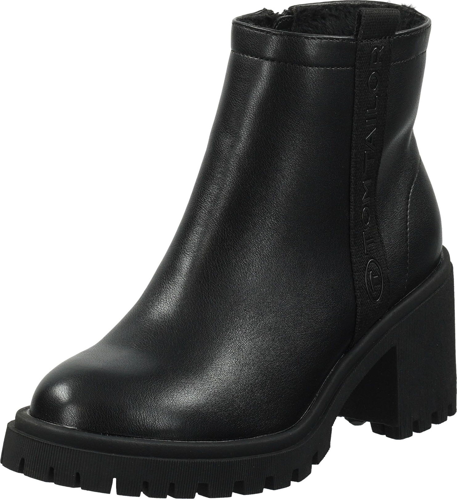 Supremo Tom Tailor Stiefeletten Damen Kunstleder Schwarz Größe: 42 6390440005_42