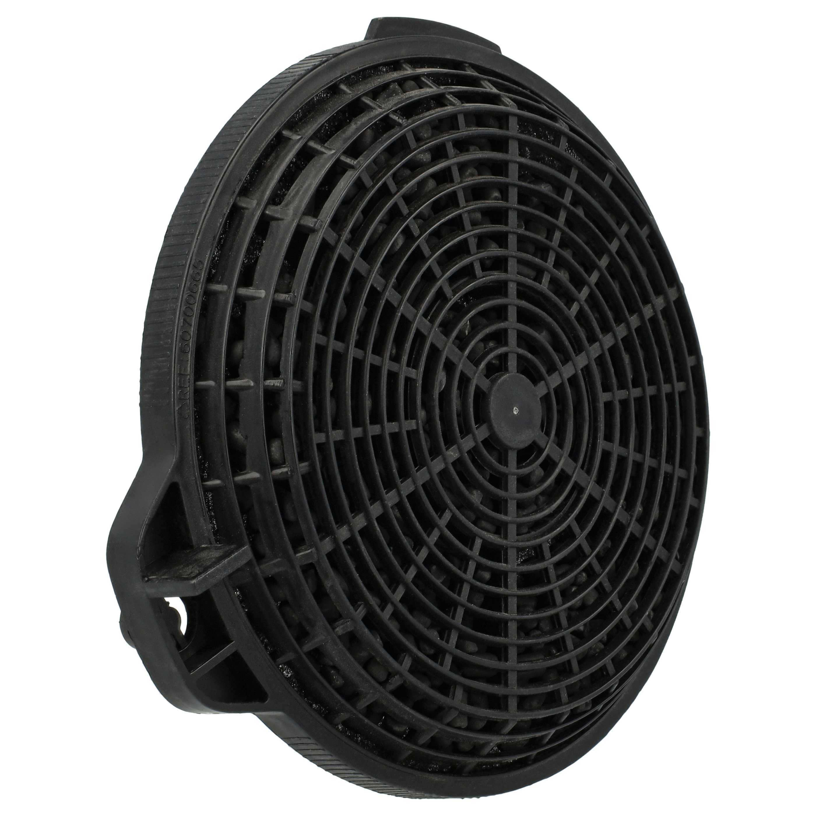 vhbw Aktivkohlefilter kompatibel mit Cata Valto 900 XGBK, Valto 700 XGWH, Valto 700 XGBK, Valto 600 XGWH, Valto 600 XGBK Dunstabzugshaube - 13,25 cm 174449519-1