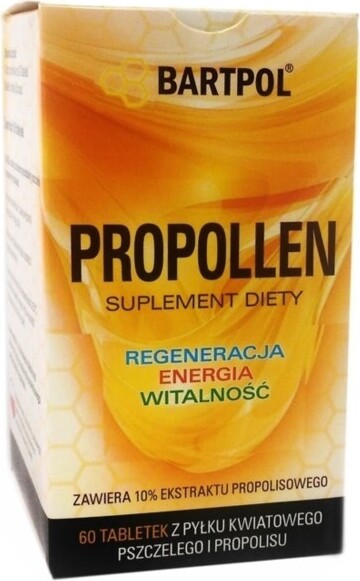 Bartpol Propollen 60 Tab. Unterstützt das Kreislaufsystem