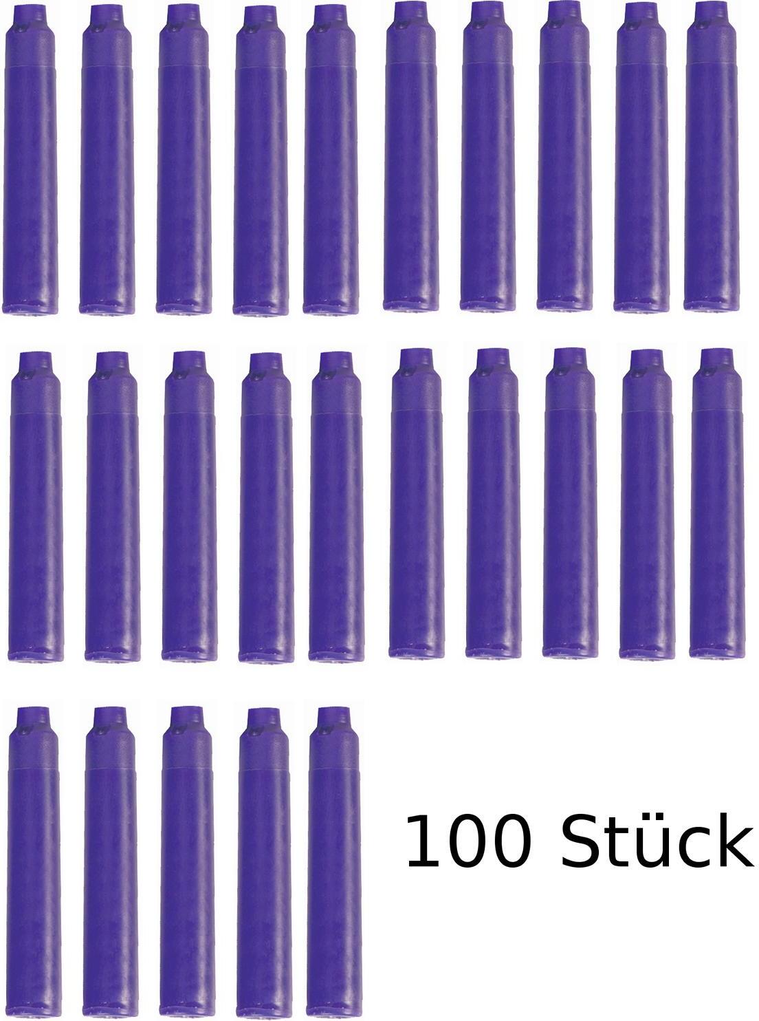Livepac Office 100 Füllerpatronen / Tintenpatronen / Farbe: lila